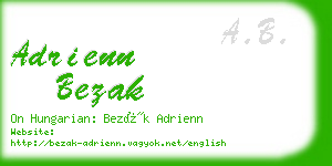 adrienn bezak business card